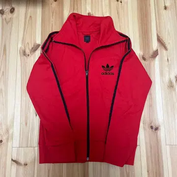 adidas 레드 저지 트레포일 빨간색 L