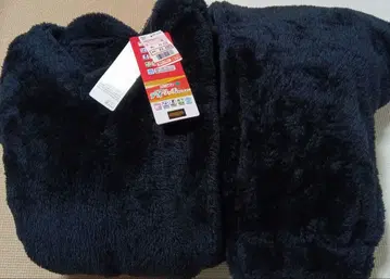 미사용 새상품 남성용 긴팔 파자마 데오 리치 네이비 파이버 히트 3L