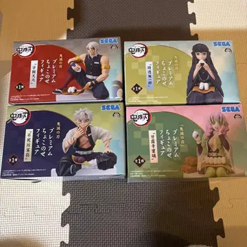 귀멸의 칼날 쵸코노세 피규어 세트 우즈이 미츠리 토키토 시나즈가와