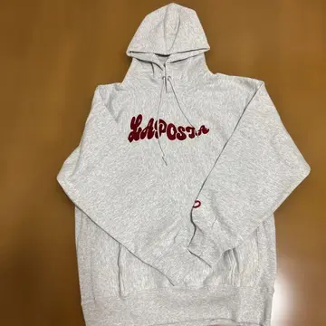 라포스타 그레이 후드티 미사용 새상품