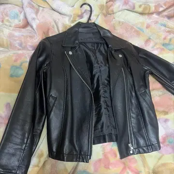 가죽 라이더 자켓 블랙