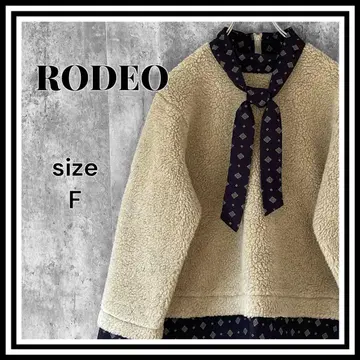 [ RODEO ] 리본 플리스 긴팔 니트 스웨터 F