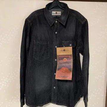 SEKAIFUJI 세계 후지 리얼 워크 셔츠 인디고 블랙