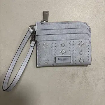케이트 스페이드 코인 카드 케이스 타로 밀크색 스카이블루