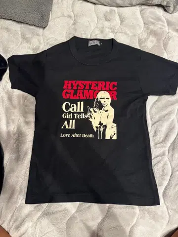 HYSTERIC GLAMOUR 블랙 T셔츠