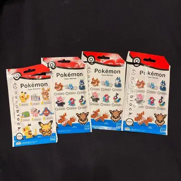 [ 새상품 ] 나노블록 포켓몬 4개 세트