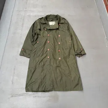 90s AVIREX 라이너 포함 나일론 밀리터리 트렌치코트 남성용
