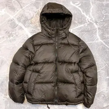 00s y2k 극 모리모리 패딩 자켓 블랙 후드 부착 점퍼 블랙 두툼한