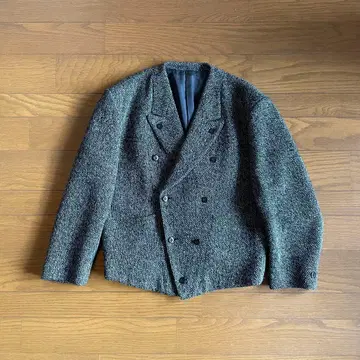 MEN'S BIGI 더블 브레스트 자켓 트위드 90s