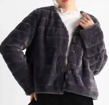 스콧 클럽 VIN 퍼 다운 자켓