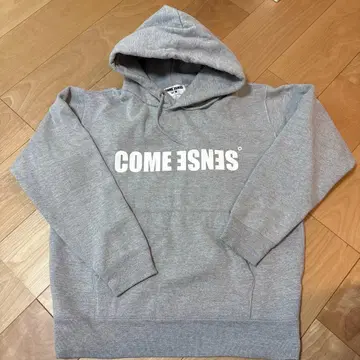COME SENSE 그레이 후드 부착 후드티 M 사이즈