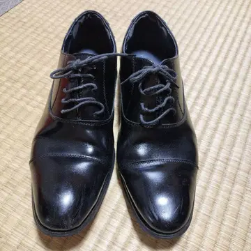 남성용 블랙 가죽 신발 25.5cm