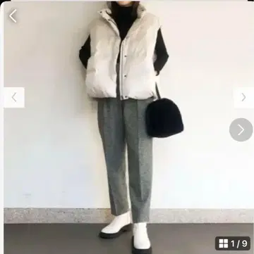 PLST (미사용 새상품) 오버 사이즈 다운 베스트 택 없음