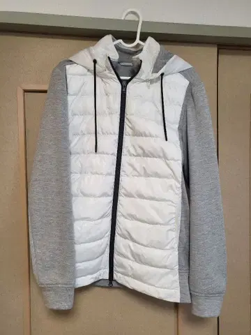 레어 5351 POUR LES HOMMES 후드 부착 다운 자켓