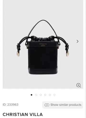 택 포함 새상품 크리스천빌라 숄더 백