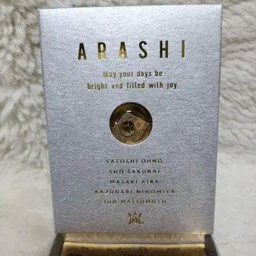 아라시 스와로브스키 금 골드 5 x 20 사진 메시지 카드