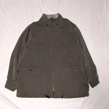 Flamand 여성용 그레이 지퍼 점퍼 스탠드 카라