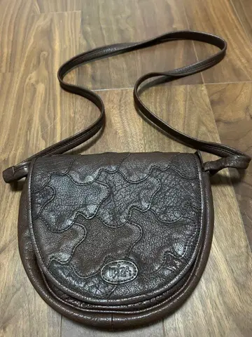 (미사용 새상품) IBIZA 브라운 가죽 숄더백