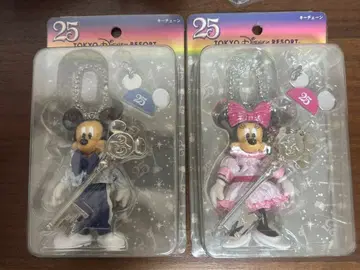 디즈니 25주년 미키 미니 피규어 키체인 드림 키