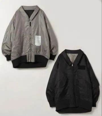 JEANASIS 리버서블 플라이트 자켓