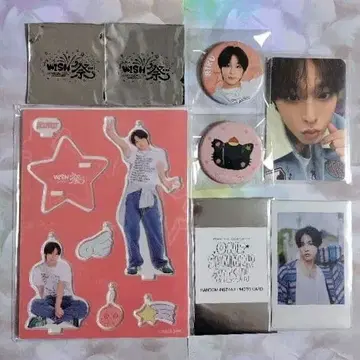 NCT WISH 리쿠 WISH제 팬미 아크릴 키 캔뱃지