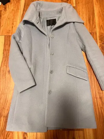 정가 4만 이상 언타이틀 울 코트 스카이블루 사이즈 1