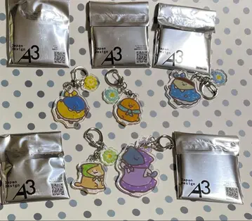 오문구토이쇼 아크릴 키링 젤리 씨 푸딩 씨 나모 씨