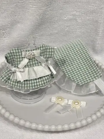 인형 옷 (10cm~11cm) 민트 그린