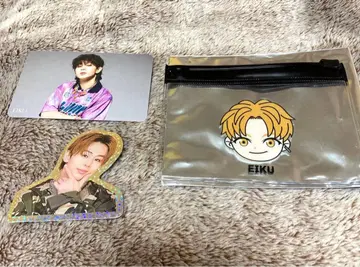 원엔 [영구 3세트] 반짝반짝 스티커 & 슬라이드 파우치 트레이딩 카드