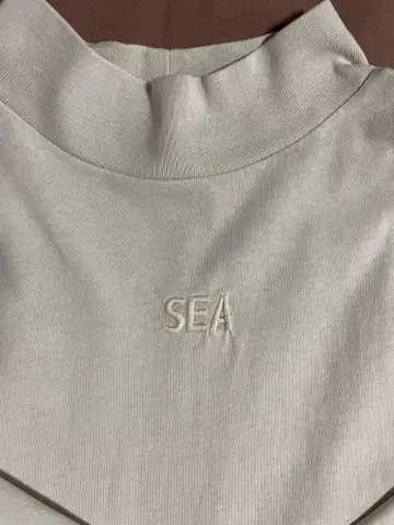 WIND AND SEA 티셔츠 긴팔T 모크넥