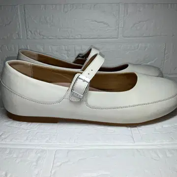 버켄스탁 리즈모아 멜리 제인 25cm 소가죽 화이트