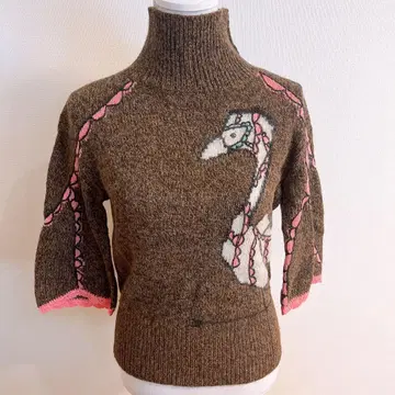 미나 페르호넨 플라밍고 하이넥 스웨터