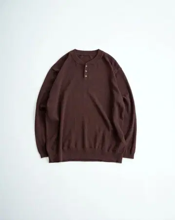 헨리넥 코튼 스웨터 B5142