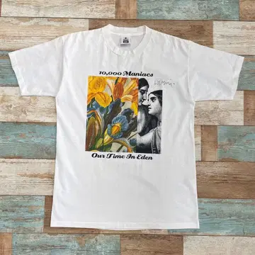 90s 10,000 Maniacs 티셔츠 밴드 락 vintage