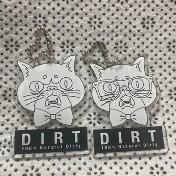DIRT100% 고양이 키링 세트 Toshiya