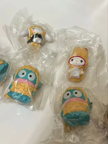 산리오 덴푸라 가챠 5개