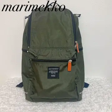 단종 레어.*marimekko 마리메꼬 BUDDY 카키 백팩
