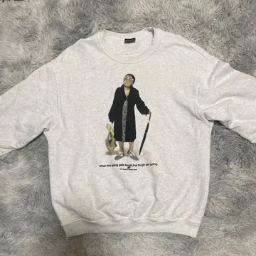 90s 뉴발란스 그레이 맨투맨 L