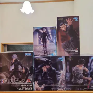 주술회전 피규어 5체 세트