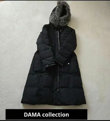 DAMA collection 롱 다운 자켓 블랙