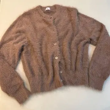 쿠미쿄쿠 나일론 퍼 가디건