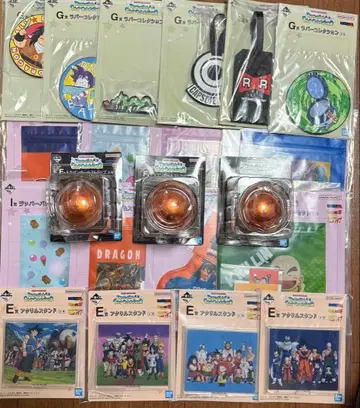 드래곤볼 복권 하위상 27종 세트 E F G H I상
