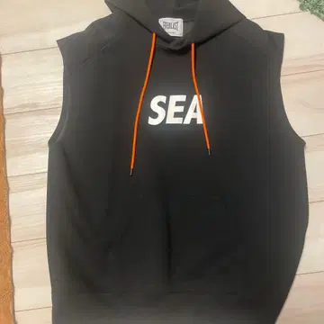 EVERLAST WINDANDSEA 후드 부착 베스트 블랙