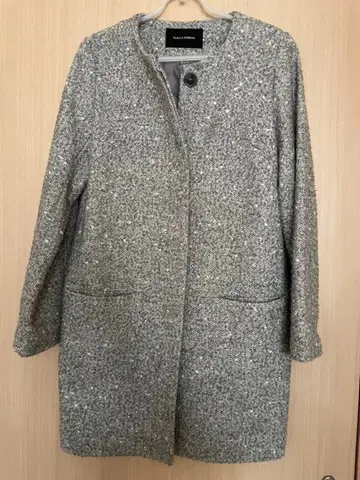 GALLORIA 울 코트 그레이 여성용 7AR S 졸업식 입학식