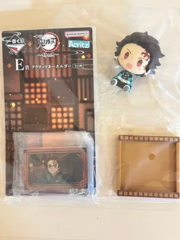 귀멸의 칼날 제일복권 탄지로 쵸코놋코&아크릴 키링