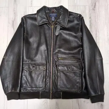 DANIEL CREMIEUX 다크 브라운 가죽 자켓 A-2