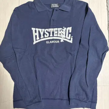 HYSTERIC GLAMOUR 네이비 피케 셔츠