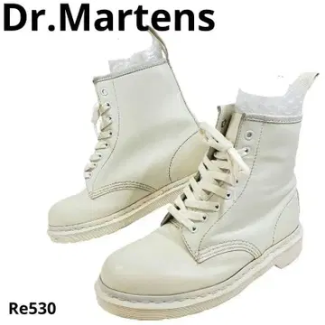 닥터마틴 새상품급 1460 MONO 8홀 올화이트 UK6