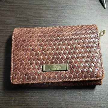 Shelter COLLECTION 브라운 접이식 지갑