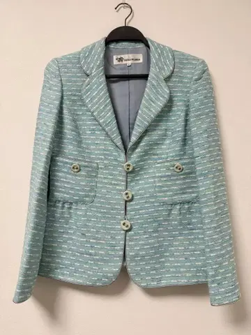 TAKEO NISHIDA 스카이블루 테일러드 자켓